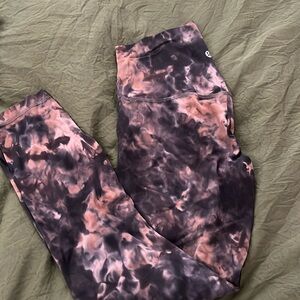 LULULEMON ALIGN™ HIGH-RISE PANT 25" - Diamond Dye Graphite Grey Pink Pastel